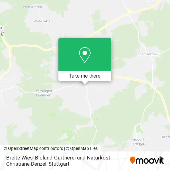 Breite Wies' Bioland-Gärtnerei und Naturkost Christiane Denzel map
