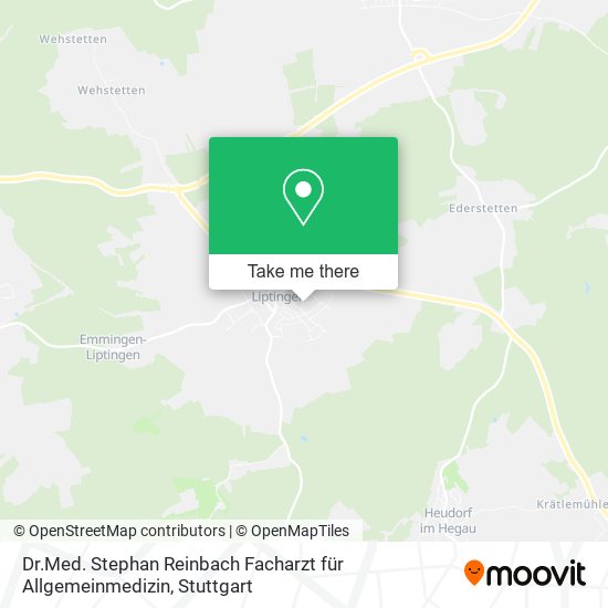 Dr.Med. Stephan Reinbach Facharzt für Allgemeinmedizin map