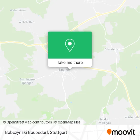 Карта Babczynski Baubedarf