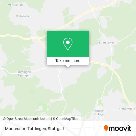 Montessori Tuttlingen map