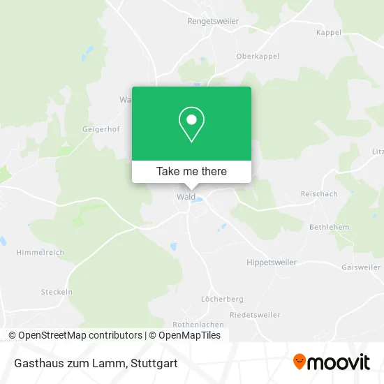 Карта Gasthaus zum Lamm