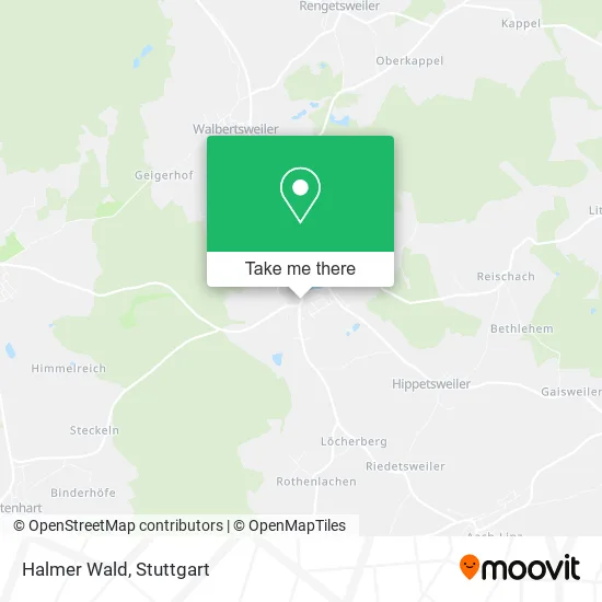Карта Halmer Wald