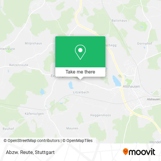 Карта Abzw. Reute