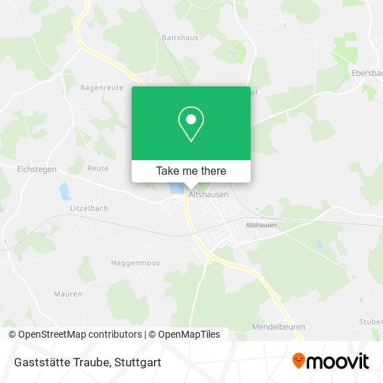 Карта Gaststätte Traube