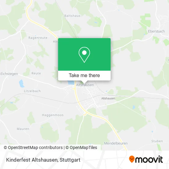 Карта Kinderfest Altshausen