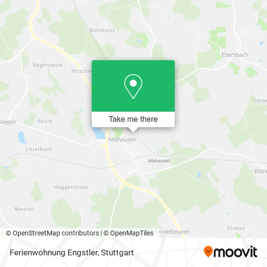 Карта Ferienwohnung Engstler