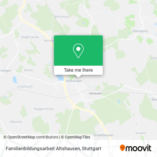 Familienbildungsarbeit Altshausen map