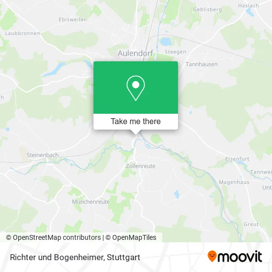 Карта Richter und Bogenheimer