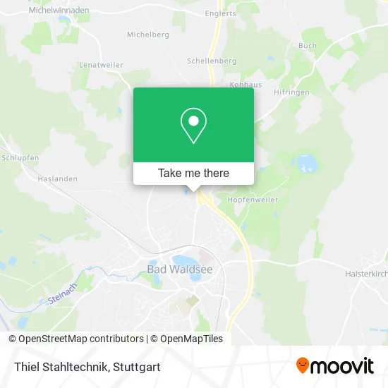 Карта Thiel Stahltechnik