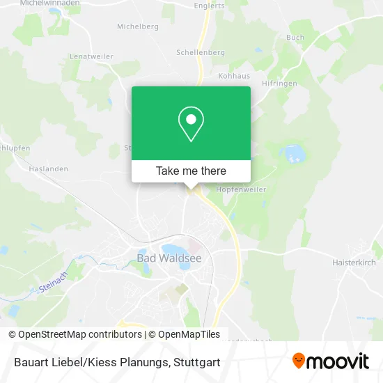 Карта Bauart Liebel/Kiess Planungs