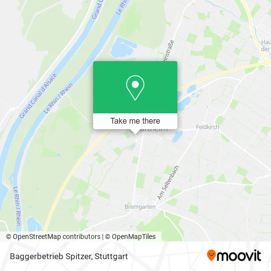 Карта Baggerbetrieb Spitzer