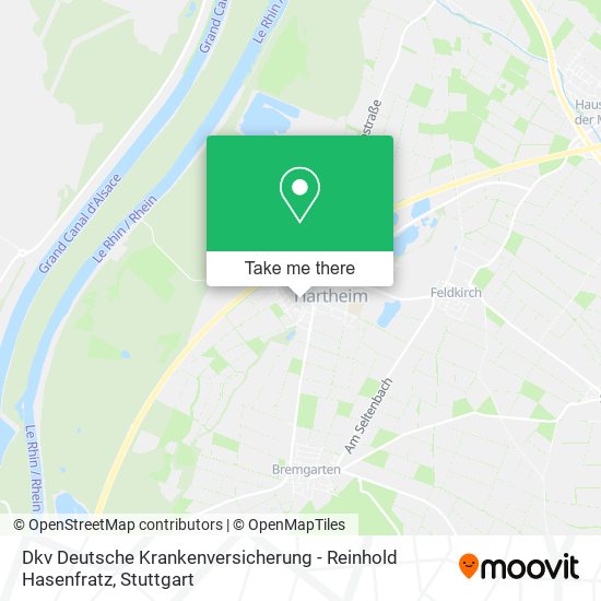 Dkv Deutsche Krankenversicherung - Reinhold Hasenfratz map