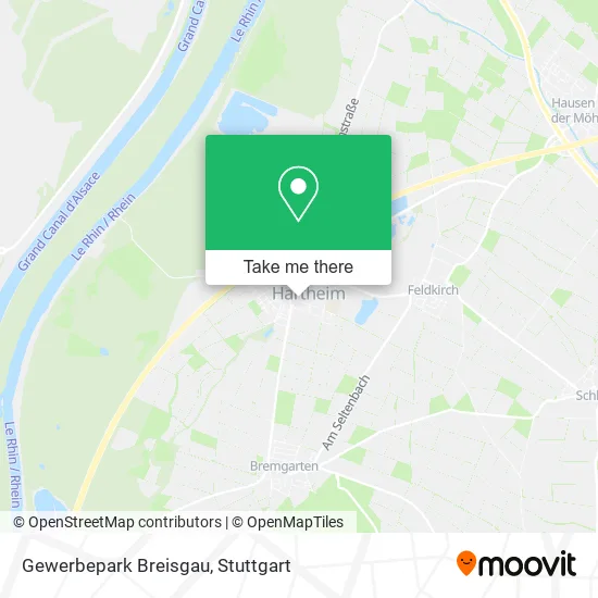 Карта Gewerbepark Breisgau