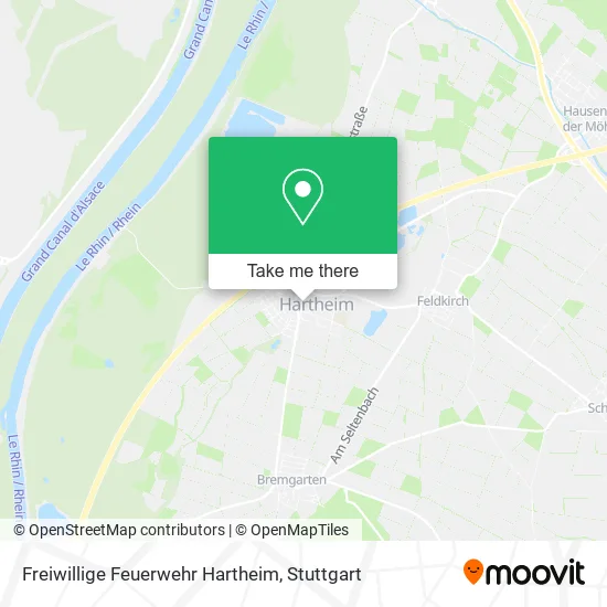 Карта Freiwillige Feuerwehr Hartheim