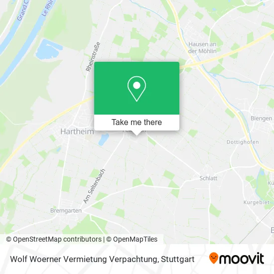 Карта Wolf Woerner Vermietung Verpachtung