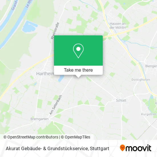 Карта Akurat Gebäude- & Grundstückservice