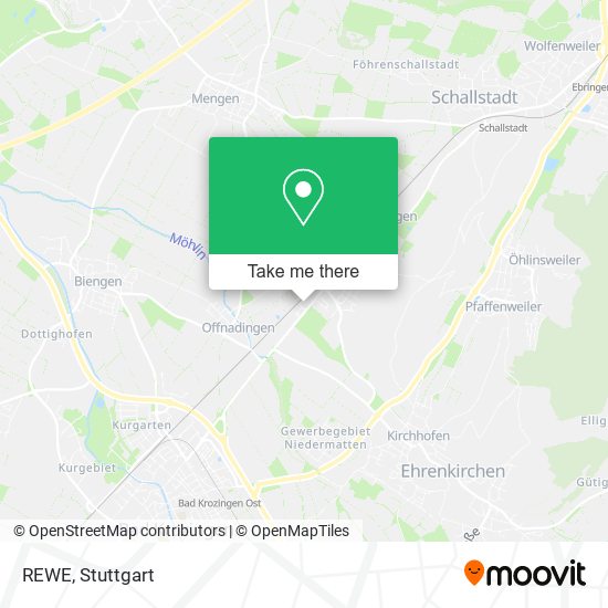 REWE map