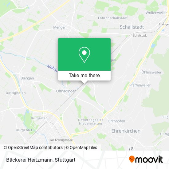 Bäckerei Heitzmann map