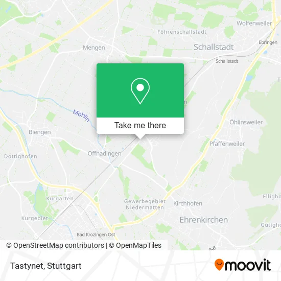 Tastynet map