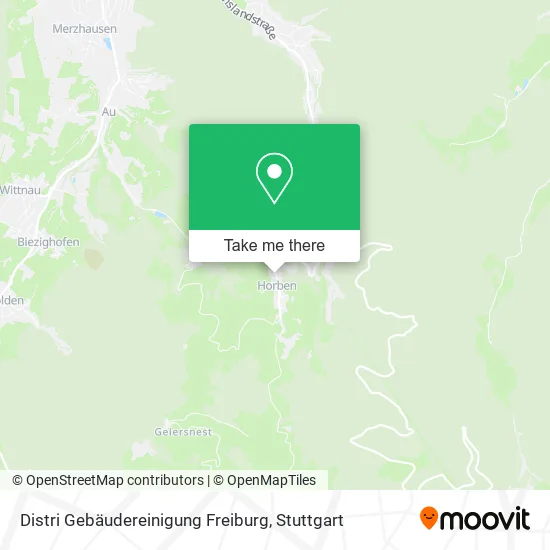Карта Distri Gebäudereinigung Freiburg
