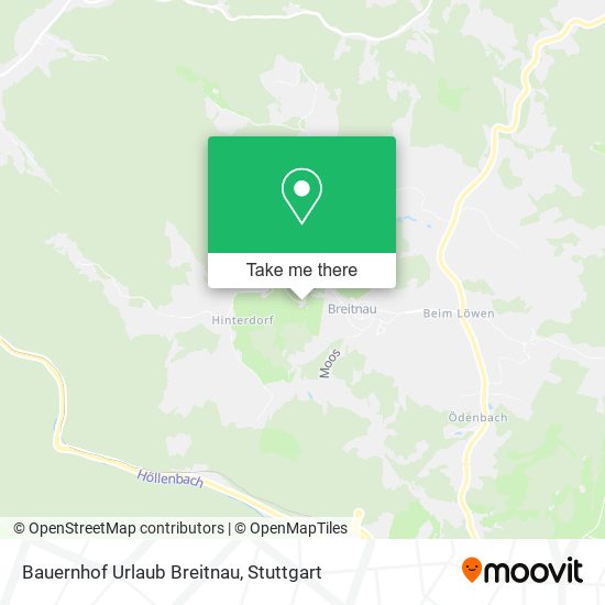Bauernhof Urlaub Breitnau map