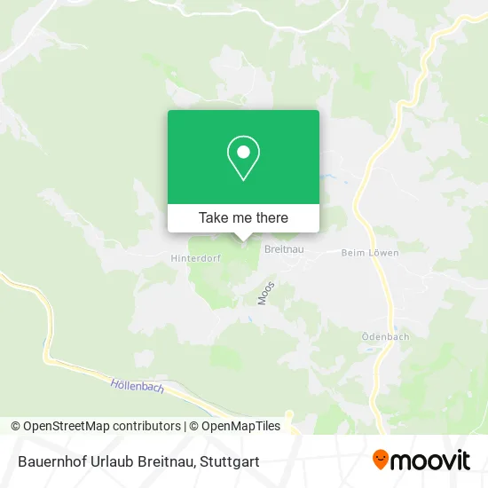 Карта Bauernhof Urlaub Breitnau