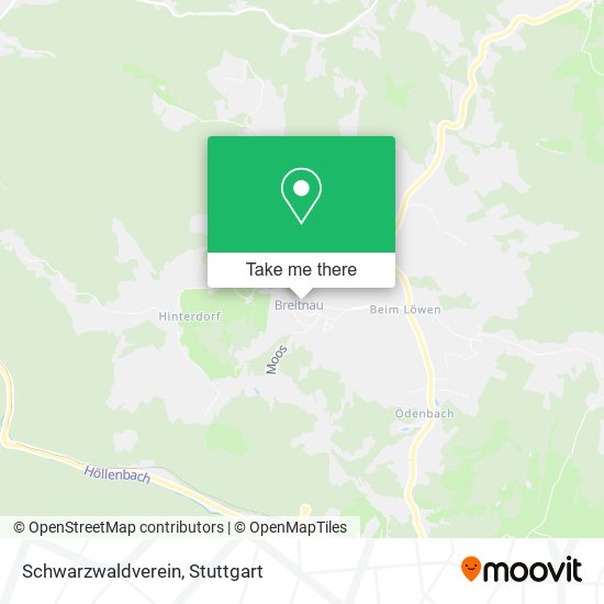 Schwarzwaldverein map