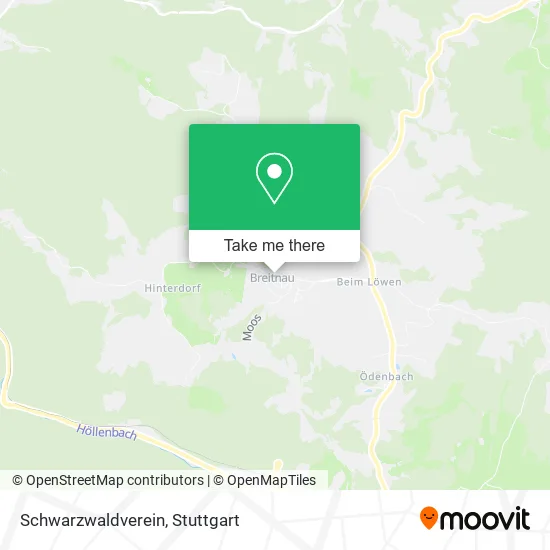 Карта Schwarzwaldverein
