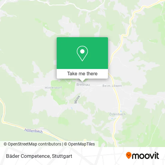 Карта Bäder Competence