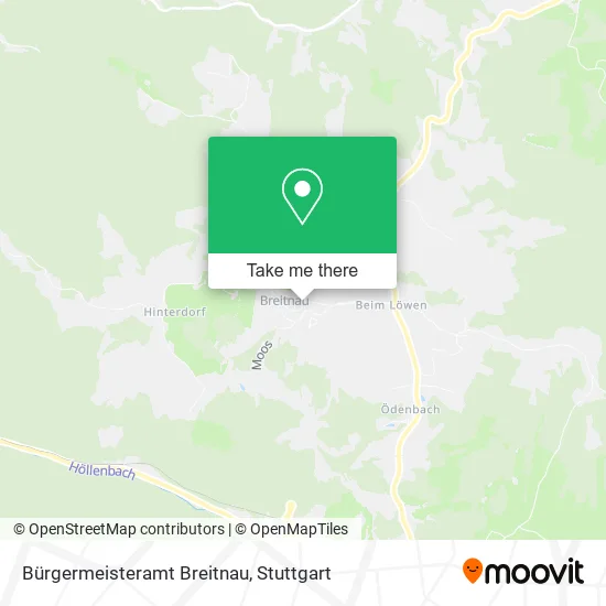 Карта Bürgermeisteramt Breitnau