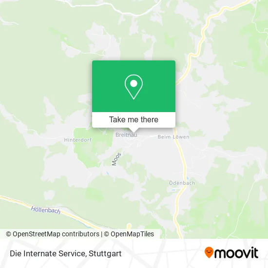 Карта Die Internate Service