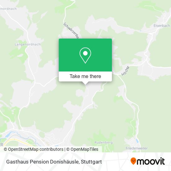 Gasthaus Pension Donishäusle map