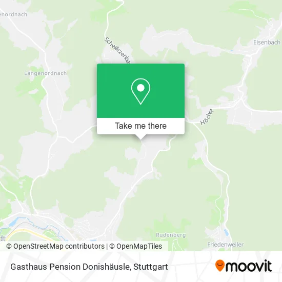 Карта Gasthaus Pension Donishäusle