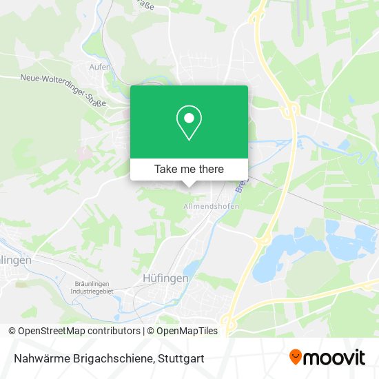 Nahwärme Brigachschiene map