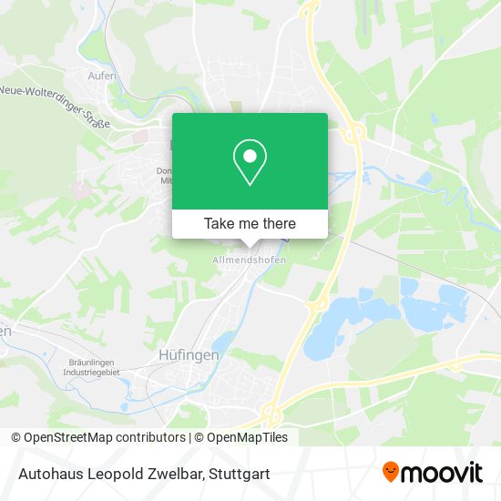 Autohaus Leopold Zwelbar map