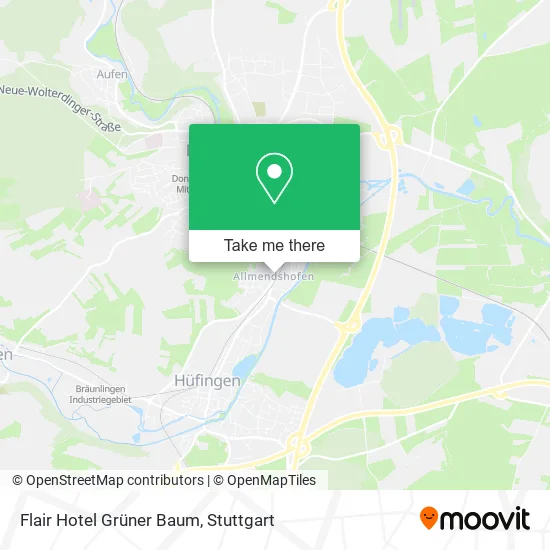 Карта Flair Hotel Grüner Baum