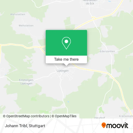 Карта Johann Tribl