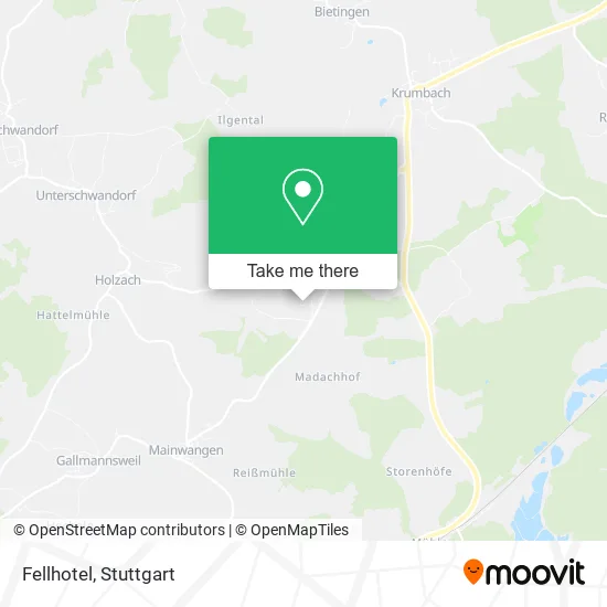 Карта Fellhotel