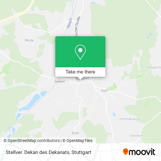 Stellver. Dekan des Dekanats map