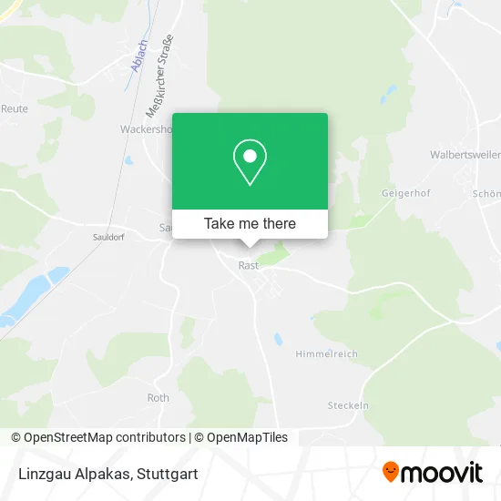 Карта Linzgau Alpakas
