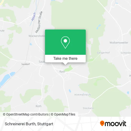 Карта Schreinerei Burth
