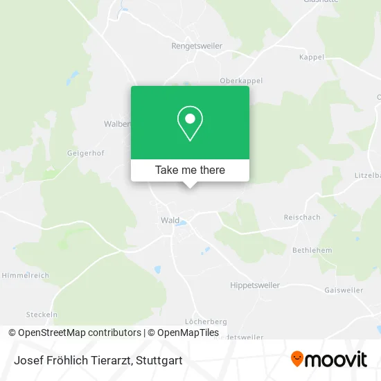 Карта Josef Fröhlich Tierarzt