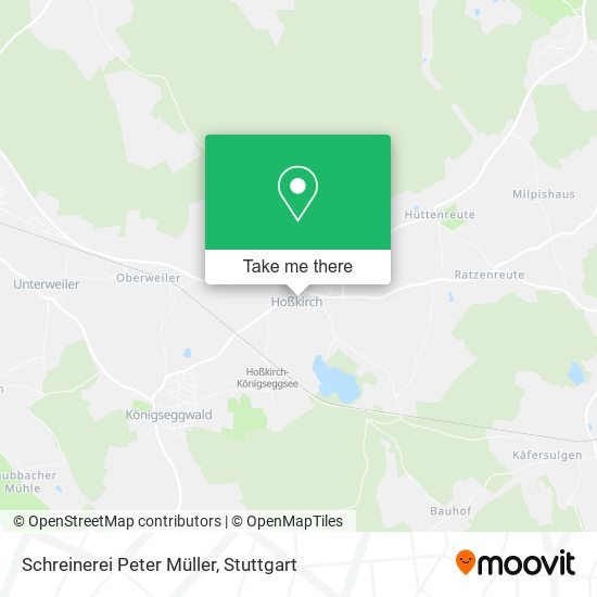Schreinerei Peter Müller map