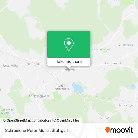 Карта Schreinerei Peter Müller
