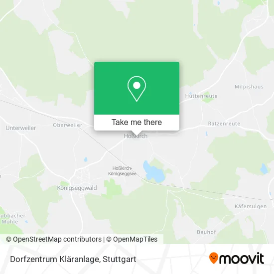 Карта Dorfzentrum Kläranlage