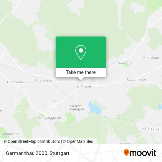 Карта Germannbau 2000