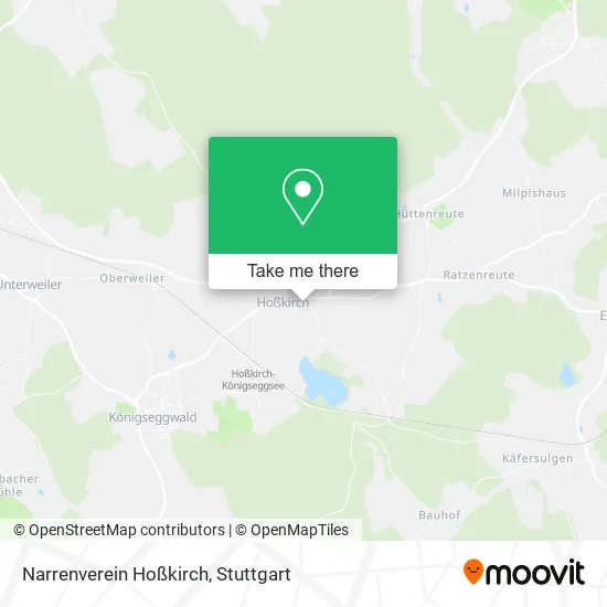 Карта Narrenverein Hoßkirch
