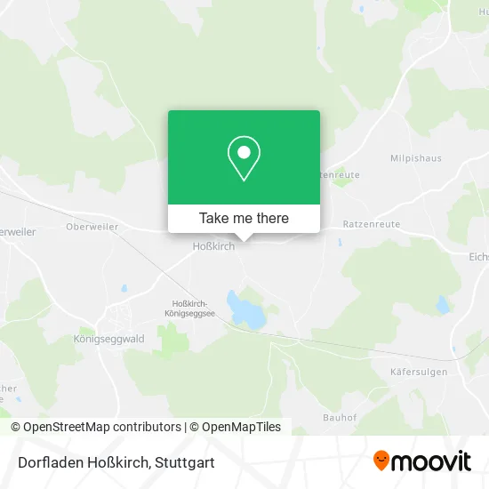 Карта Dorfladen Hoßkirch