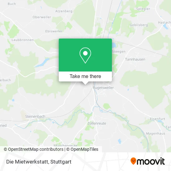 Карта Die Mietwerkstatt