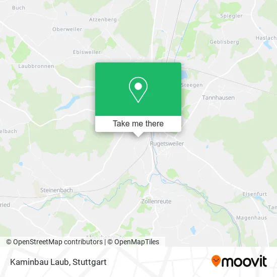 Карта Kaminbau Laub
